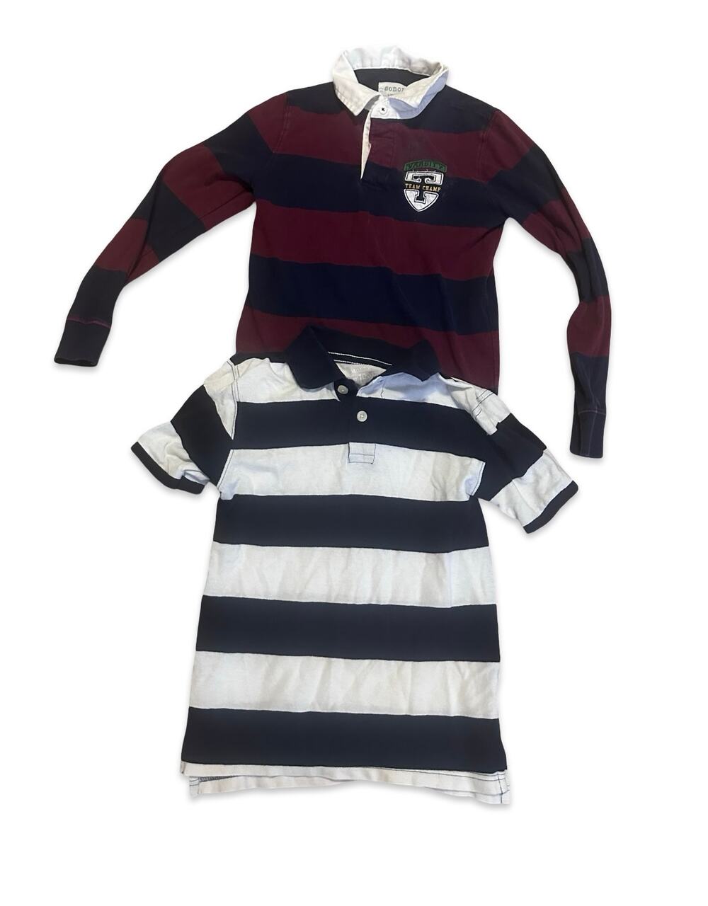 Children's Place & Sonoma Boys Polo Shirt Lot Size 7/8 R